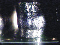 Figure 2. Example of high-temperature ceramic package satisfactorily soldered to the pad surface.